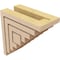 Ekena Millwork 3"W x 6"D x 6"H Classic Landon Rough Cedar Woodgrain TimberThane Corbel, Primed Tan CORUR03X06X06LANRCPR - alternate 3